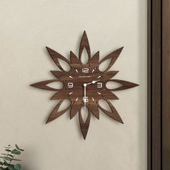 BK Gift Kişiye Özel İsimli Dekoratif 45cm Ahşap Duvar Saati-12 , Ev hediyesi , Arkadaşa Hediye , Sevgiliye Hediye