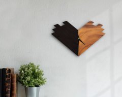 BK Gift Dekoratif 45cm Ahşap Duvar Saati-93