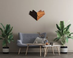 BK Gift Dekoratif 45cm Ahşap Duvar Saati-93