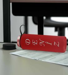 BK Gift Kişiye  Özel İsimli Kırmızı Defter ve Cam Matara Hediye Seti-4, Sevgiliye Hediye, Arkadaşa Hediye, Yeni İş Hediyesi