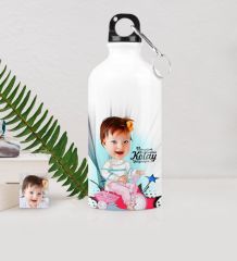 Kişiye Özel Bebek Karikatürlü Metal Suluk (500 ml.) 3