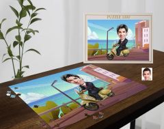 BK Gift Kişiye Özel Motorcu Tasarımlı 1000 Parça Profesyonel Puzzle-3, 1000 Puzzle, Arkadaşa Hediye