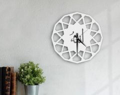 BK Gift Dekoratif 45cm Ahşap Duvar Saati-90