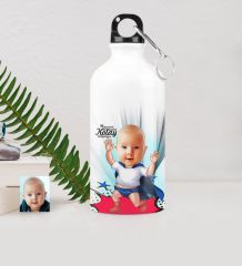 Kişiye Özel Bebek Karikatürlü Metal Suluk (500 ml.) 2