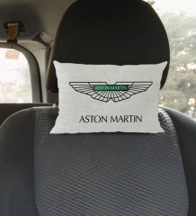 BK Gift Aston Martin Tasarımlı Dikdörtgen Araç Koltuk Yastığı-1