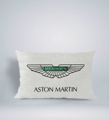 BK Gift Aston Martin Tasarımlı Dikdörtgen Araç Koltuk Yastığı-1