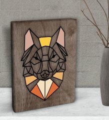 BK Gift Kurt Tasarımlı Dekoratif Mini Kanvas Tablo 15x20cm-2