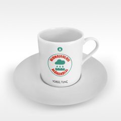 Kişiye Özel Mesleki Hidrojeoloji Mühendisi Türk Kahvesi Fincanı