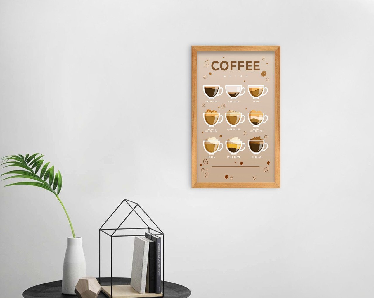 BK Home Coffee Tasarımlı Dekoratif Retro Ahşap Tablo-13