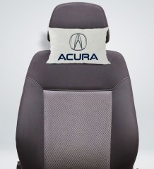 BK Gift Acura Tasarımlı Dikdörtgen Araç Koltuk Yastığı-1
