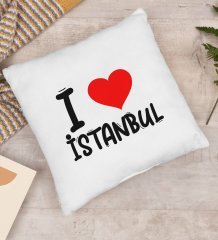 BK Gift I Love Şehir Serisi Yastık - Model 1