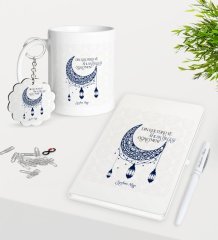 Kişiye Özel Din Kültürü Ve Ahlak Bilgisi Öğretmeni Kupa Anahtarlık Beyaz Defter Kalem Hediye Seti-6