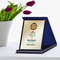Kişiye Özel Yılın En İyi Bilgi İşlem Müdürü Lacivert Plaket Ödülü