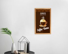 BK Home Coffee Tasarımlı Dekoratif Retro Ahşap Tablo-10