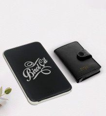 Kişiye Özel İsimli Mekanizmalı Cüzdan Kartlık ve 5.000 Mah Powerbank Hediye Seti-5