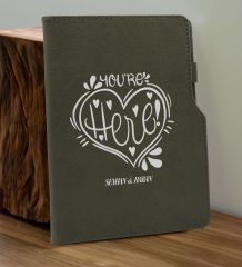 BK Gift Sevgiliye Özel İsimli Gri Termo Defter ve Gri Cam Matara Hediye Seti-7, Sevgiliye Hediye, Sevgililer Günü, Yeni İş Hediyesi