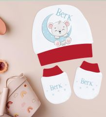 BK Kids Kişiye Özel Hastane Çıkışı, Bebek Kıyafeti, Yeni Doğan Bebek Hediyesi, 6 Parça Kırmızı Bebek Elbise Giyim Seti-9