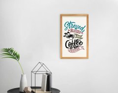 BK Home Coffee Tasarımlı Dekoratif Retro Ahşap Tablo-3