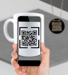 Kişiye Özel Videolu QR Kod Kolye Kupa Set