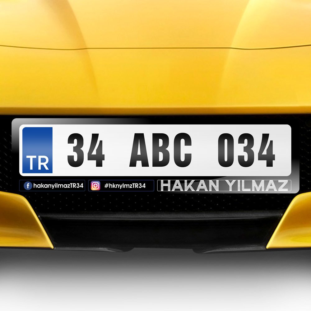 Kişiye Özel Plakalık - 4