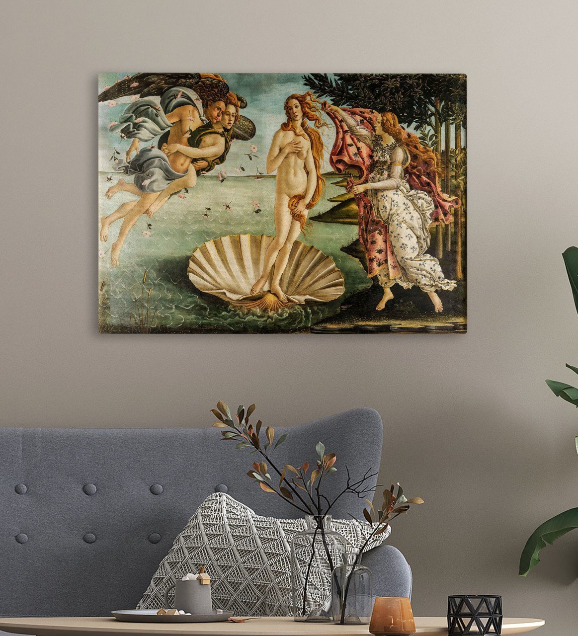 BK Gift Venüs'ün Doğuşu Tasarımlı Kanvas Tablo 70x100cm-1