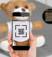 Kişiye Özel Videolu QR Kod Kolye Peluş Ayıcık Set