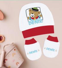 BK Kids Kişiye Özel Hastane Çıkışı, Bebek Kıyafeti, Yeni Doğan Bebek Hediyesi, 6 Parça Kırmızı Bebek Elbise Giyim Seti-1