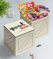 Kişiye Özel Coğrafya Öğretmeni Ahşap Kutuda Nostaljik Lezzetler Hediye Seti-2