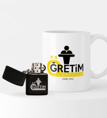Kişiye Özel Öğretim Görevlisi Temalı Çakmak ve Kupa Seti - 1