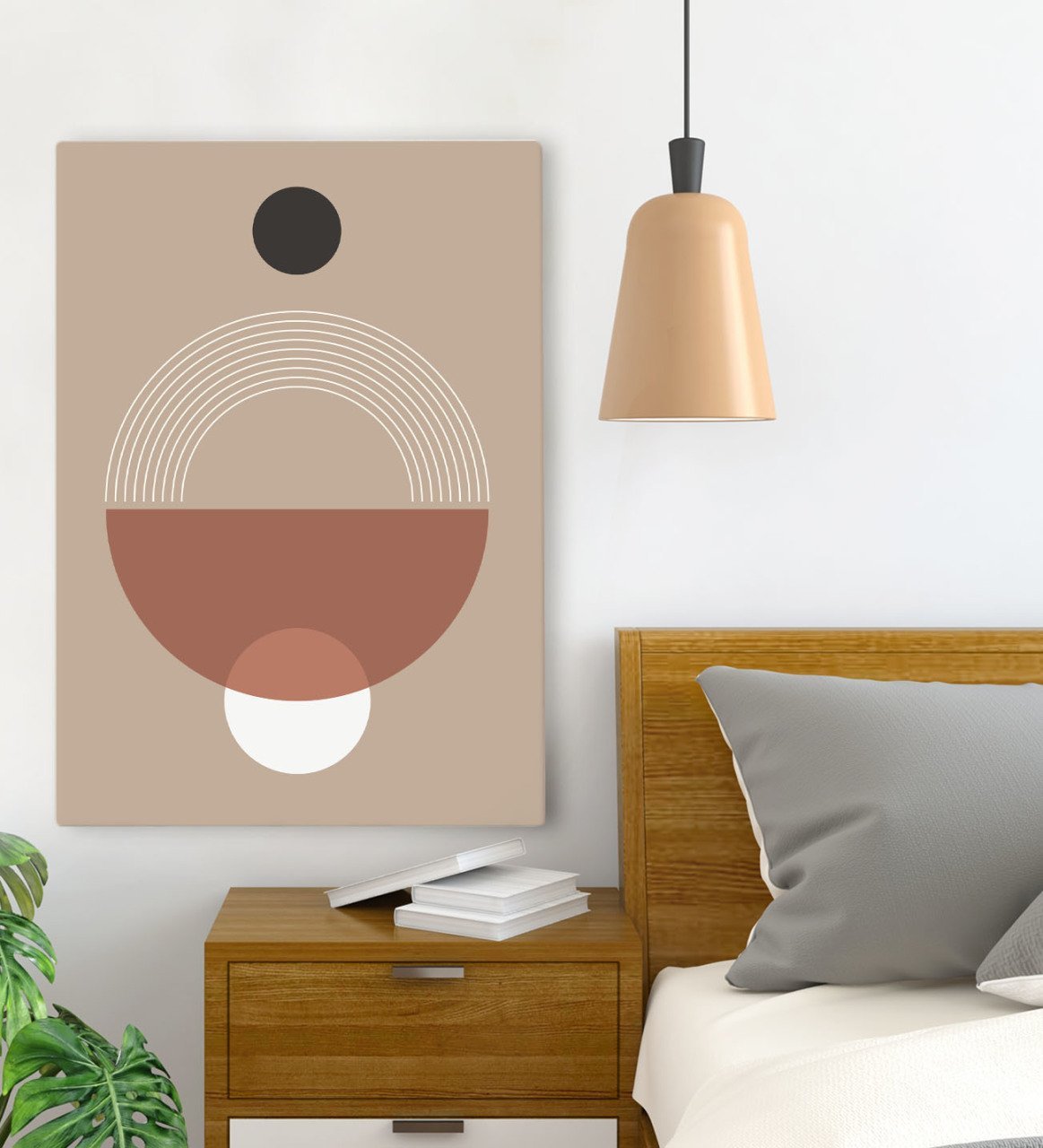 BK Gift Yatak Odası Konseptli Kanvas Tablo 70x100cm-57