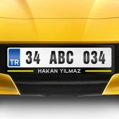 Kişiye Özel Plakalık - 1