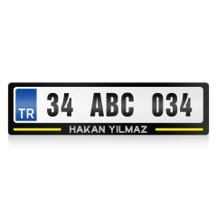 Kişiye Özel Plakalık - 1