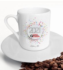 BK Gift Kişiye Özel Yılbaşı 2023 Sana Mutluluk Getirsin Temalı Türk Kahvesi Fincanı