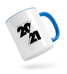BK Gift Kişiye Özel 2023 Mutlu Yıllar Mavi Kupa Bardak-9