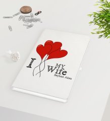 Kişiye Özel Sevgililer Günü Beyaz Defter-91