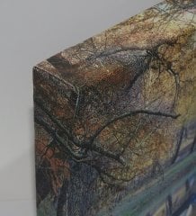 BK Gift Ay ve Güneş Tasarımlı Dekoratif Mini Kanvas Tablo 15x20cm-2