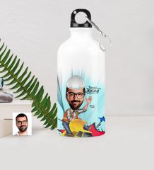 Kişiye Özel Bay Mühendis Karikatürlü Metal Suluk (500 ml.) 2