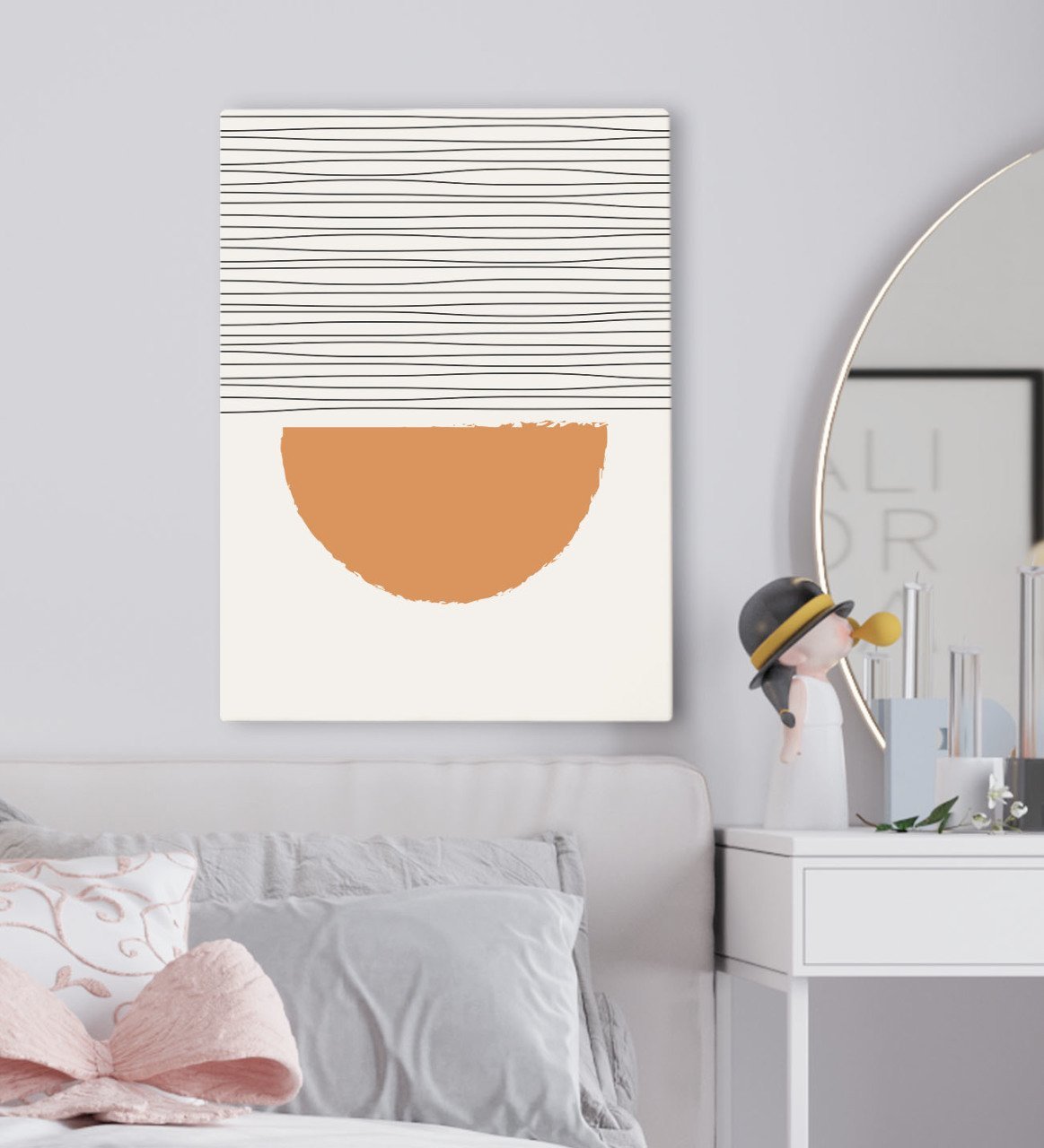BK Gift Yatak Odası Konseptli Kanvas Tablo 50x70cm-54