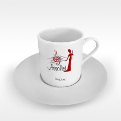Kişiye Özel Mesleki Assolist Türk Kahvesi Fincanı