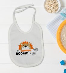 BK Kids Roar Tasarımlı Bebek Body Zıbın ve Mama Önlüğü Hediye Seti - Model 1