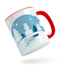Kişiye Özel Yılbaşı Mutlu Yıllar Kırmızı Kupa Bardak-22