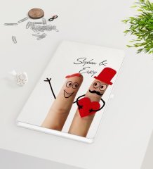 Kişiye Özel Sevgililer Günü Beyaz Defter-79