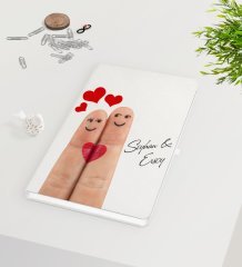 Kişiye Özel Sevgililer Günü Beyaz Defter-78