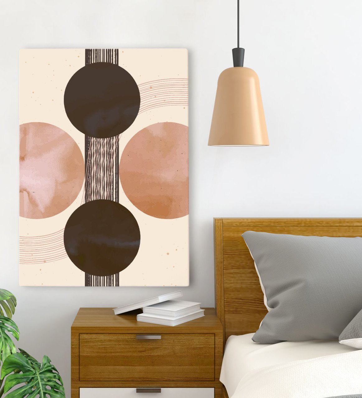 BK Gift Yatak Odası Konseptli Kanvas Tablo 70x100cm-50