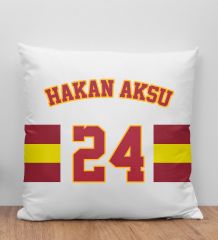 BK Gift Kişiye Özel Taraftar Kırlent Yastık-1, Arkadaşa Hediye, Doğum Günü Hediyesi
