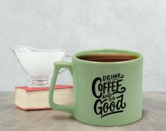 BK Gift Pastel Yeşil Middle Kupa Bardak, Arkadaşa Hediye, Ev Hediyesi, Doğum Günü Hediyesi, Ofis Hediyesi-5