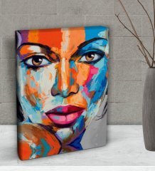 BK Gift Woman Art Tasarımlı Dekoratif Mini Kanvas Tablo 15x20cm-10