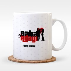 Kişiye Özel Baba Adayı Tasarımlı Beyaz Kupa Bardak - 3