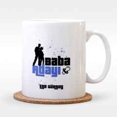 Kişiye Özel Baba Adayı Tasarımlı Beyaz Kupa Bardak - 2