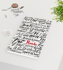 Kişiye Özel Sevgililer Günü Beyaz Defter-71